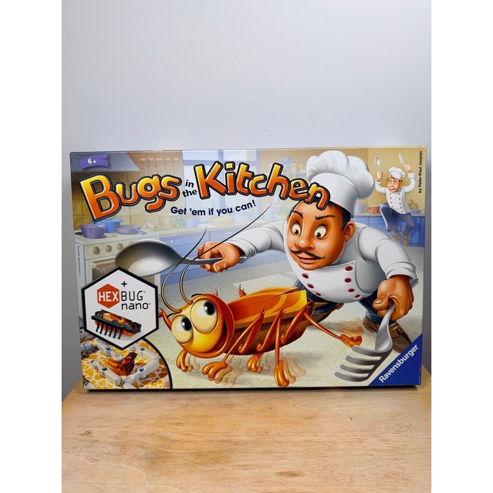 Bugs in the Kitchen Board Game‎ COMPLETE and WORKING Ravensburger Hexbug Nano